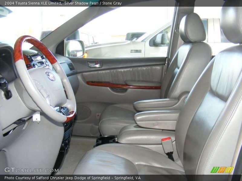 Silver Shadow Pearl / Stone Gray 2004 Toyota Sienna XLE Limited