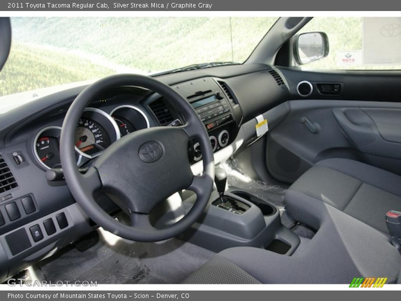 Silver Streak Mica / Graphite Gray 2011 Toyota Tacoma Regular Cab
