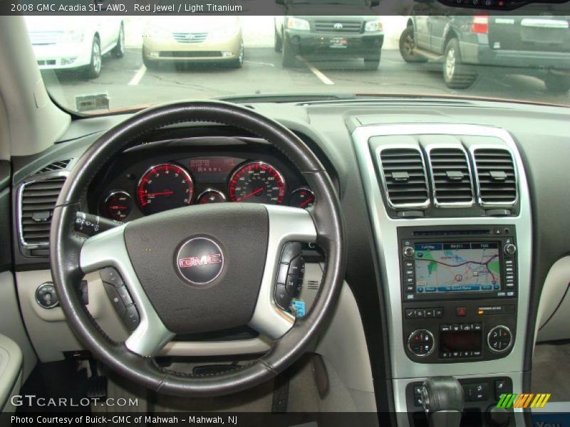 Red Jewel / Light Titanium 2008 GMC Acadia SLT AWD