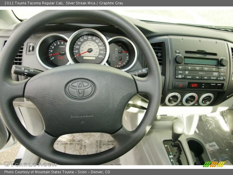 Dashboard of 2011 Tacoma Regular Cab