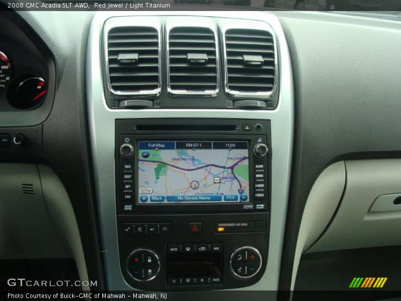 Red Jewel / Light Titanium 2008 GMC Acadia SLT AWD