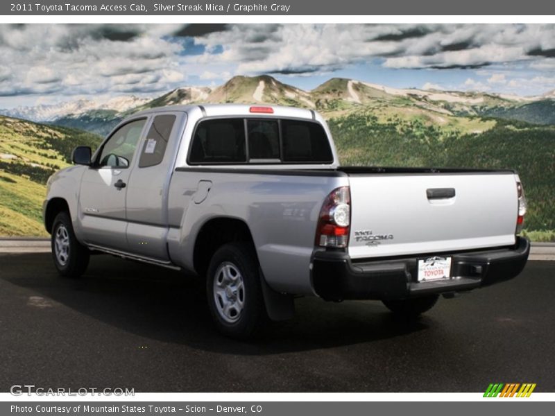 Silver Streak Mica / Graphite Gray 2011 Toyota Tacoma Access Cab