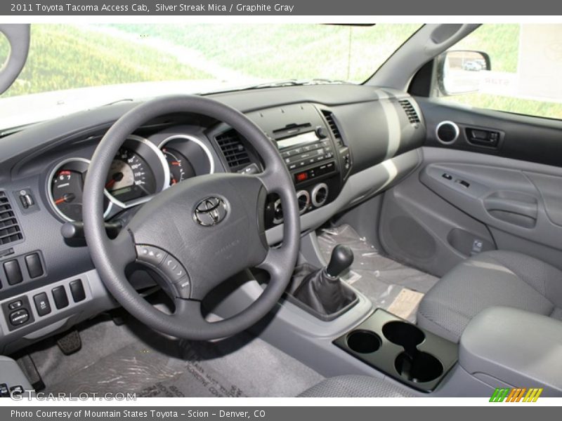  2011 Tacoma Access Cab Graphite Gray Interior
