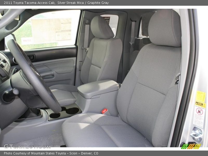  2011 Tacoma Access Cab Graphite Gray Interior