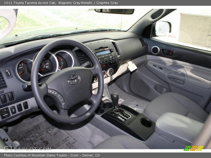Graphite Gray Interior - 2011 Tacoma Access Cab 