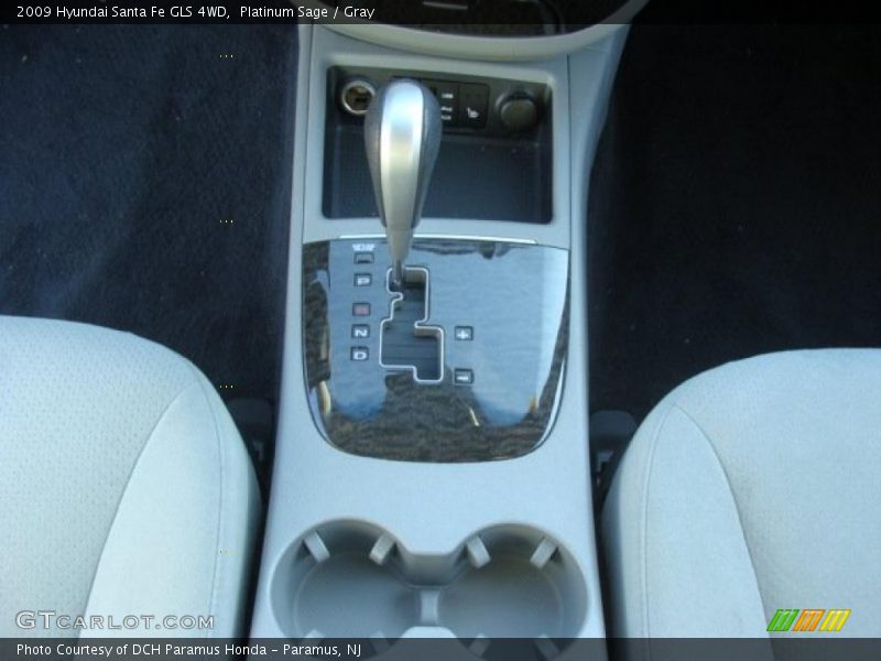 Platinum Sage / Gray 2009 Hyundai Santa Fe GLS 4WD