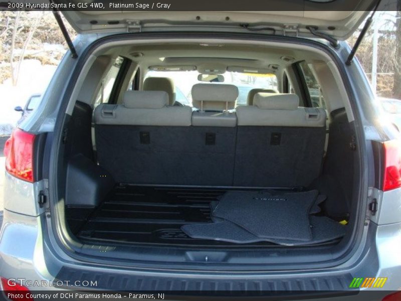 Platinum Sage / Gray 2009 Hyundai Santa Fe GLS 4WD