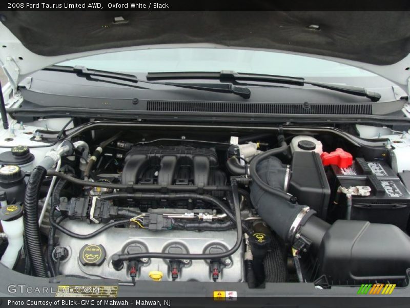 Oxford White / Black 2008 Ford Taurus Limited AWD