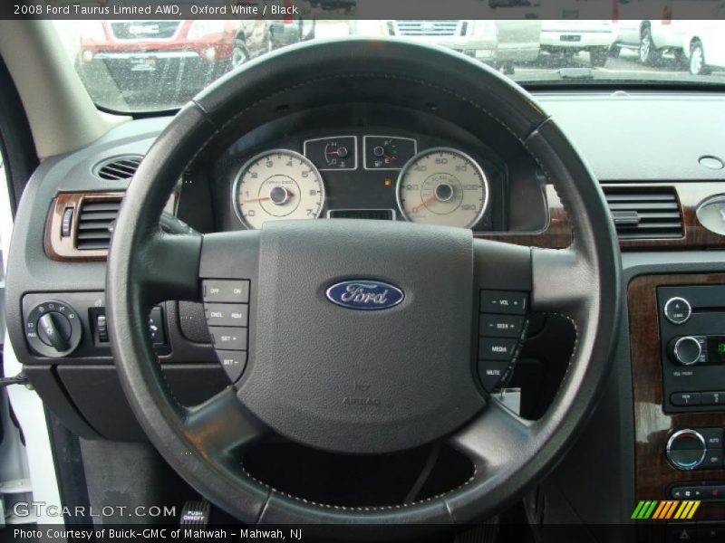 Oxford White / Black 2008 Ford Taurus Limited AWD