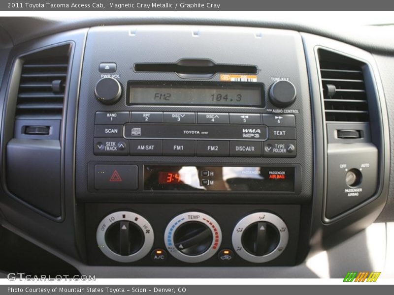 Magnetic Gray Metallic / Graphite Gray 2011 Toyota Tacoma Access Cab