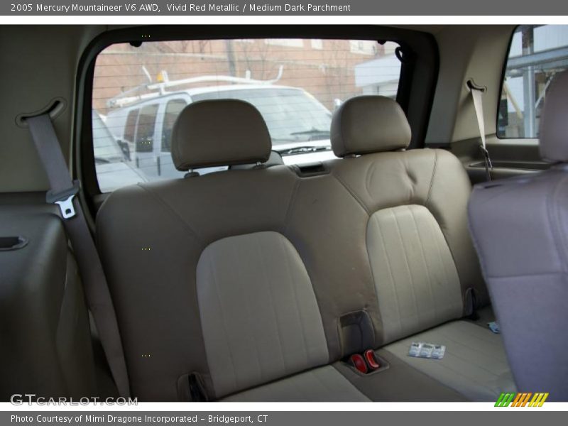 Vivid Red Metallic / Medium Dark Parchment 2005 Mercury Mountaineer V6 AWD