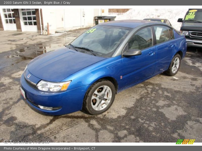 Bright Blue / Gray 2003 Saturn ION 3 Sedan