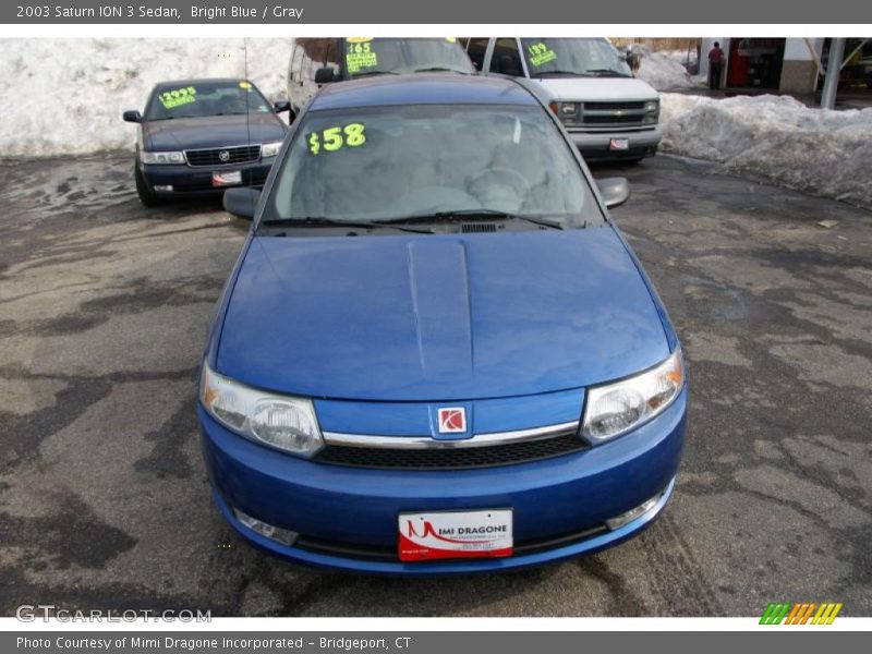 Bright Blue / Gray 2003 Saturn ION 3 Sedan