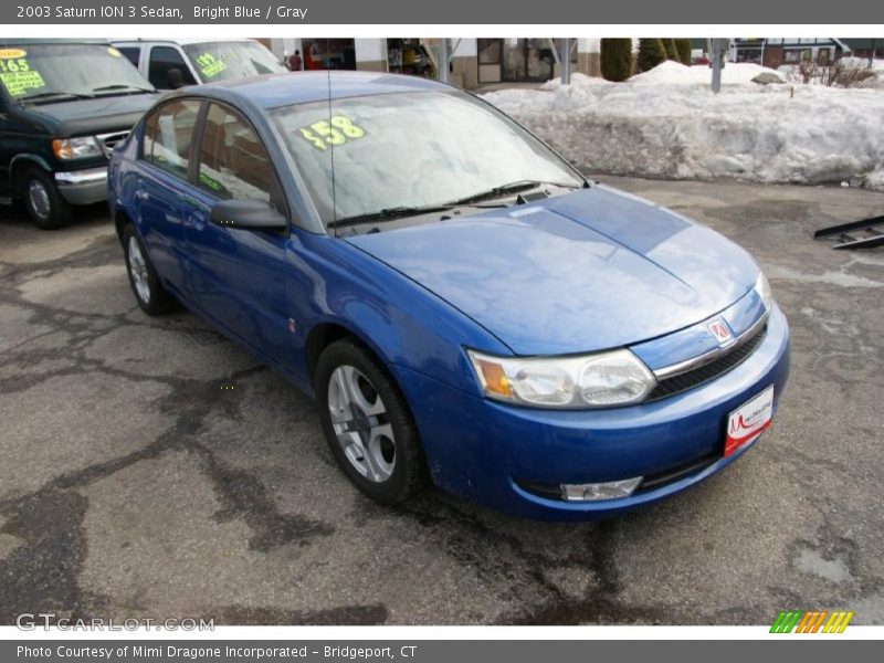 Bright Blue / Gray 2003 Saturn ION 3 Sedan