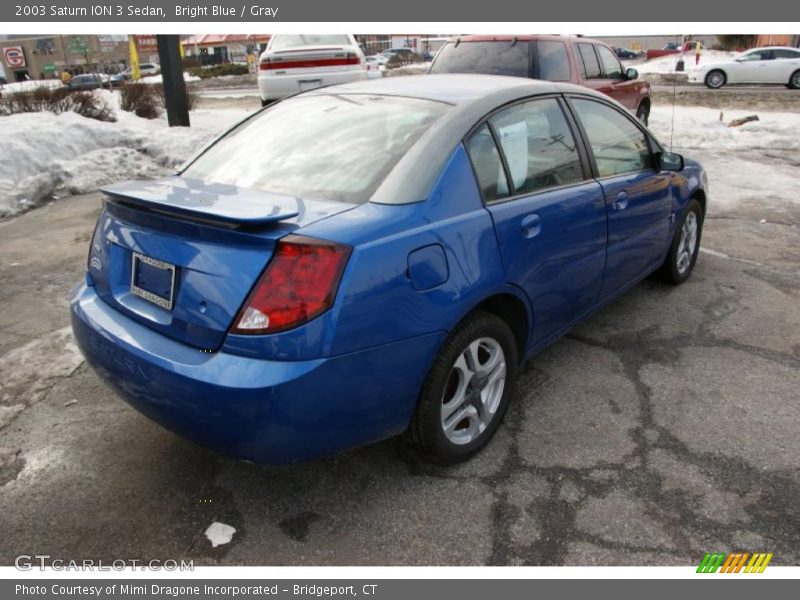 Bright Blue / Gray 2003 Saturn ION 3 Sedan