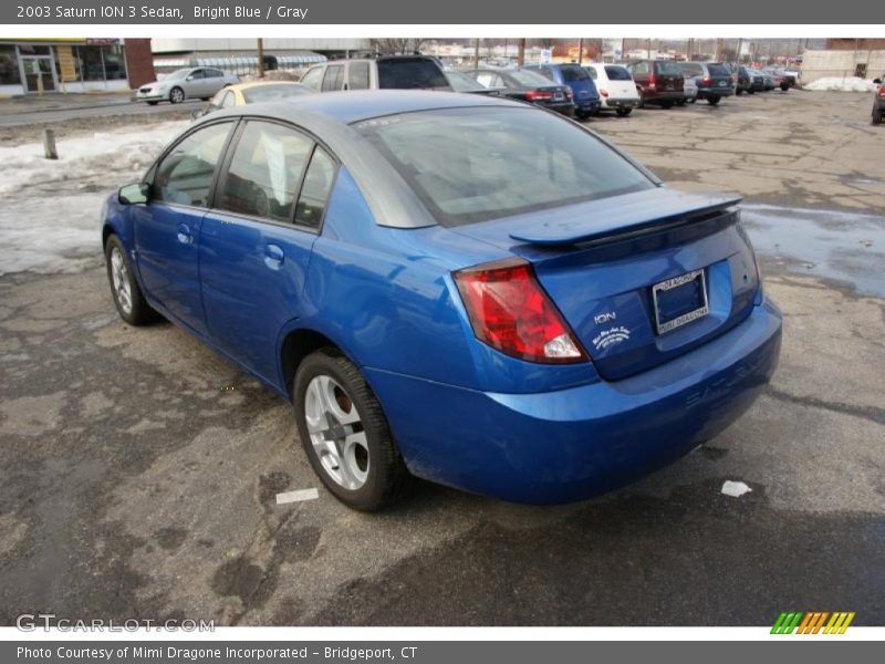 Bright Blue / Gray 2003 Saturn ION 3 Sedan