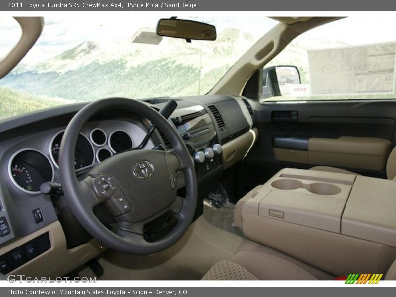  2011 Tundra SR5 CrewMax 4x4 Sand Beige Interior