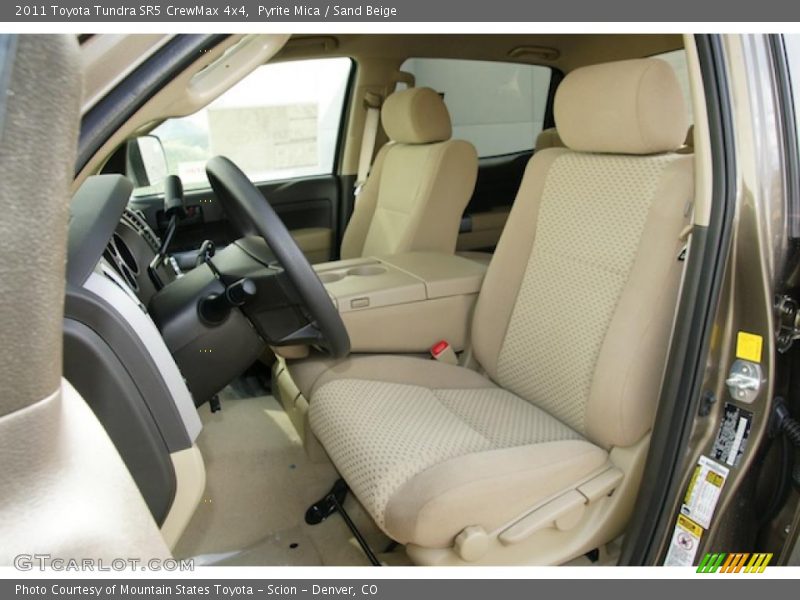  2011 Tundra SR5 CrewMax 4x4 Sand Beige Interior