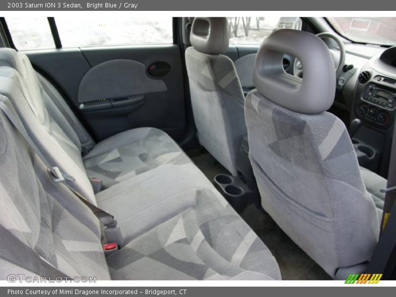  2003 ION 3 Sedan Gray Interior