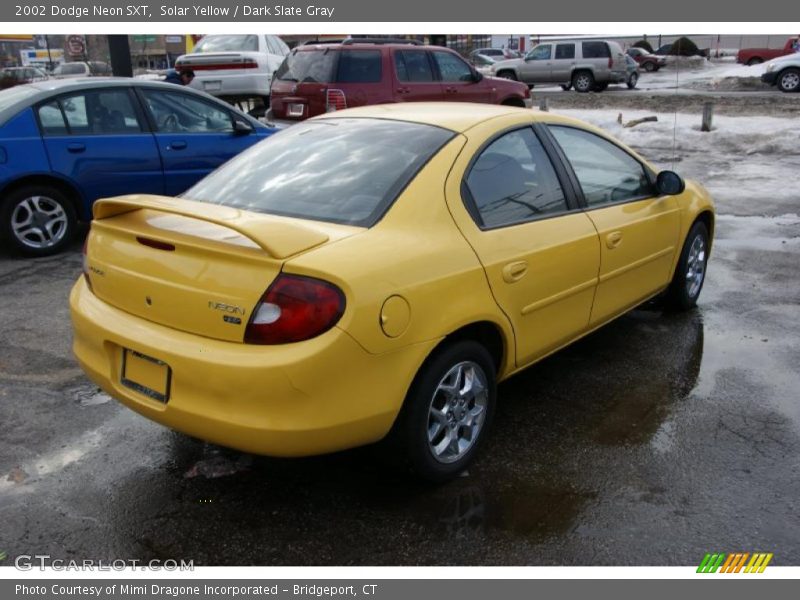 Solar Yellow / Dark Slate Gray 2002 Dodge Neon SXT