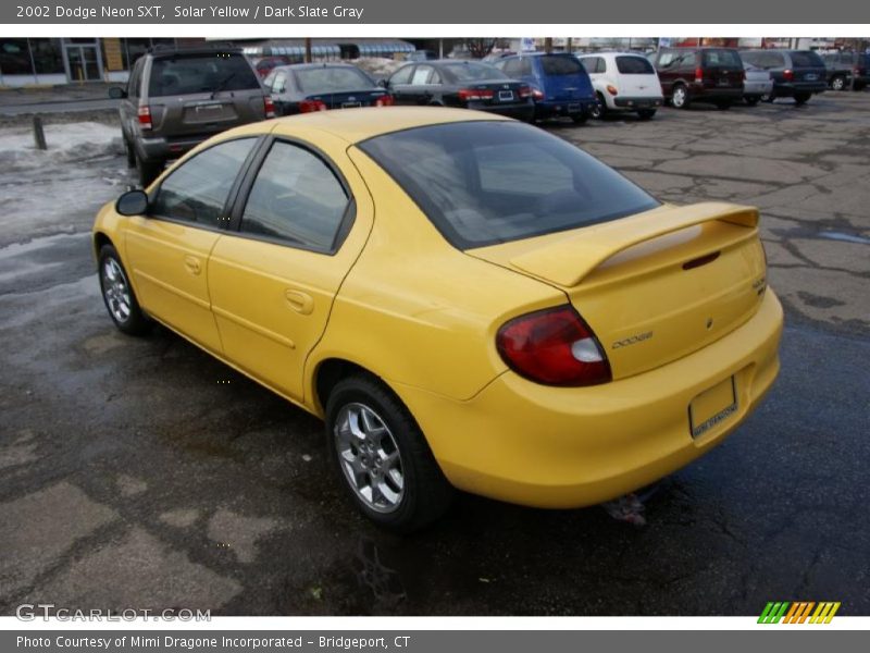 Solar Yellow / Dark Slate Gray 2002 Dodge Neon SXT