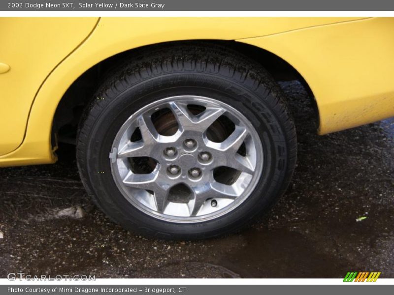 Solar Yellow / Dark Slate Gray 2002 Dodge Neon SXT