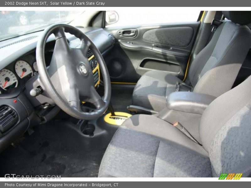 Solar Yellow / Dark Slate Gray 2002 Dodge Neon SXT