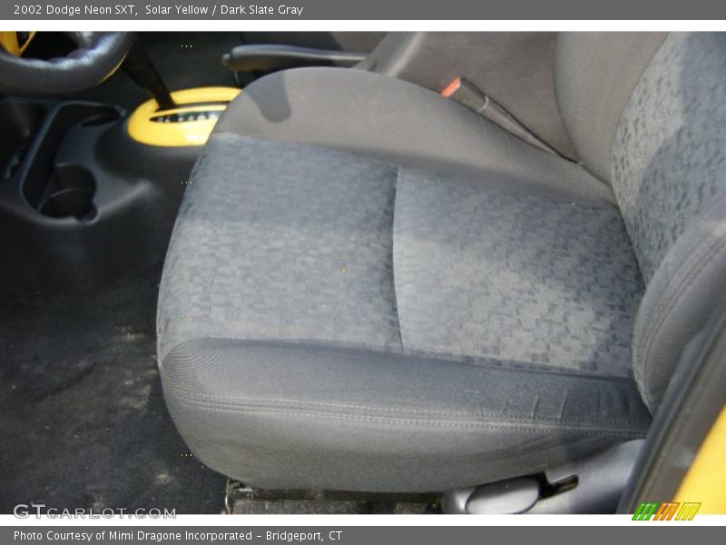 Solar Yellow / Dark Slate Gray 2002 Dodge Neon SXT