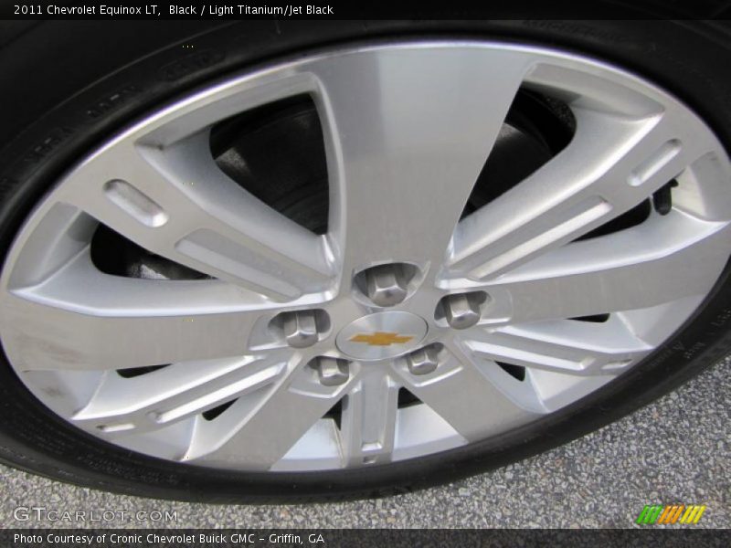 Black / Light Titanium/Jet Black 2011 Chevrolet Equinox LT