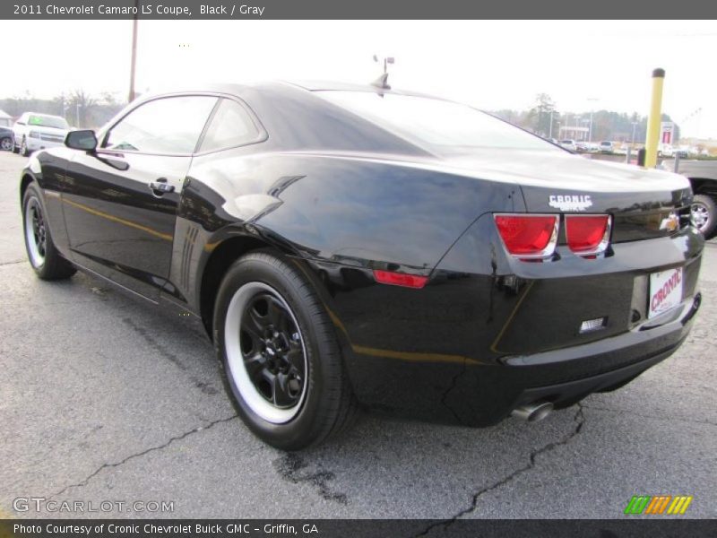 Black / Gray 2011 Chevrolet Camaro LS Coupe