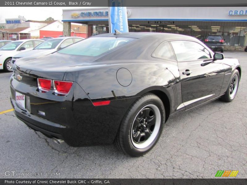 Black / Gray 2011 Chevrolet Camaro LS Coupe