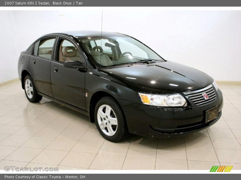 Black Onyx / Tan 2007 Saturn ION 2 Sedan
