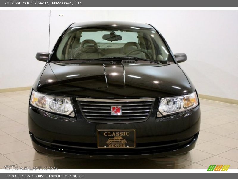 Black Onyx / Tan 2007 Saturn ION 2 Sedan