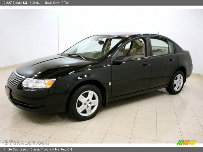 Black Onyx / Tan 2007 Saturn ION 2 Sedan