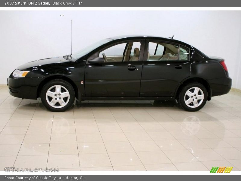 Black Onyx / Tan 2007 Saturn ION 2 Sedan