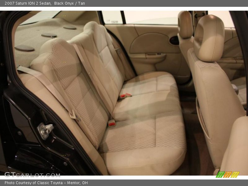 Black Onyx / Tan 2007 Saturn ION 2 Sedan