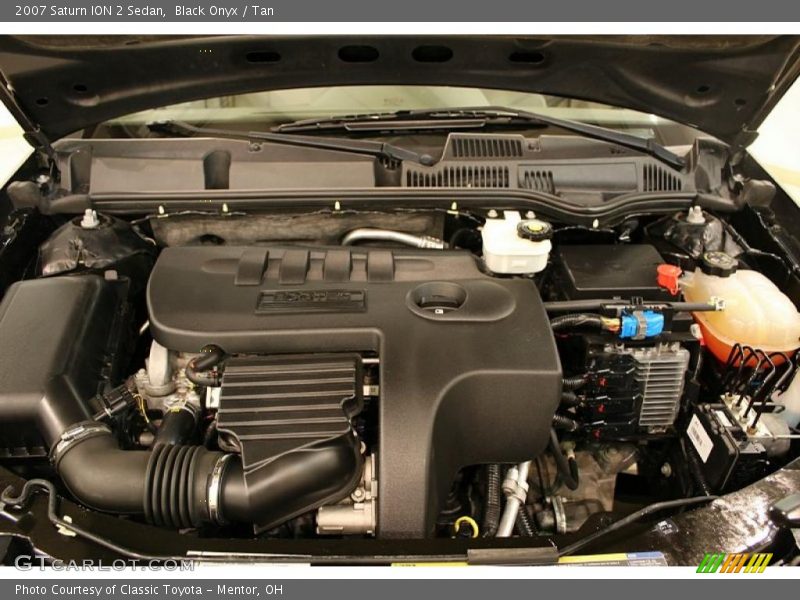 Black Onyx / Tan 2007 Saturn ION 2 Sedan