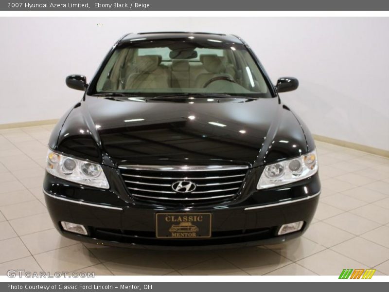 Ebony Black / Beige 2007 Hyundai Azera Limited