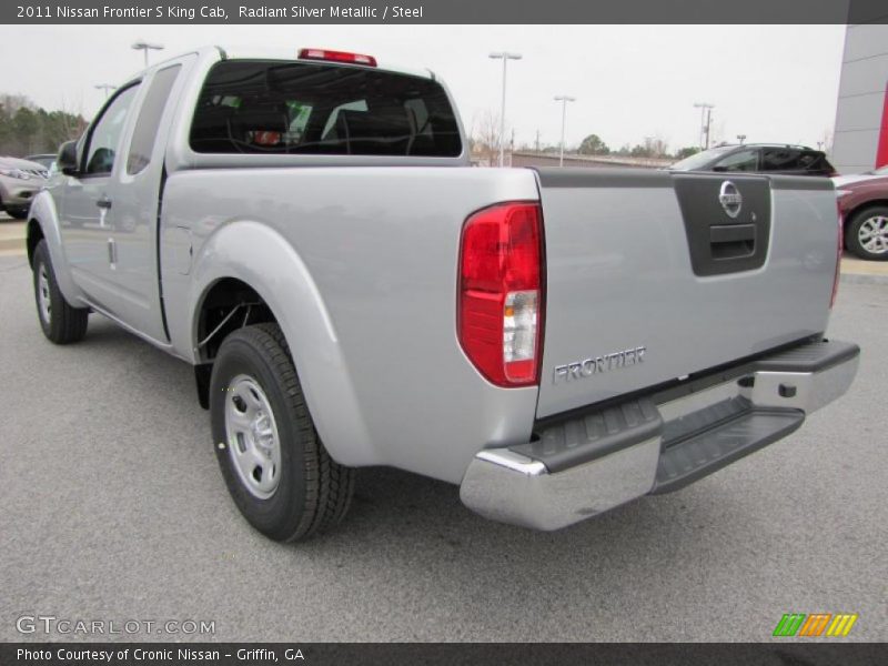 Radiant Silver Metallic / Steel 2011 Nissan Frontier S King Cab