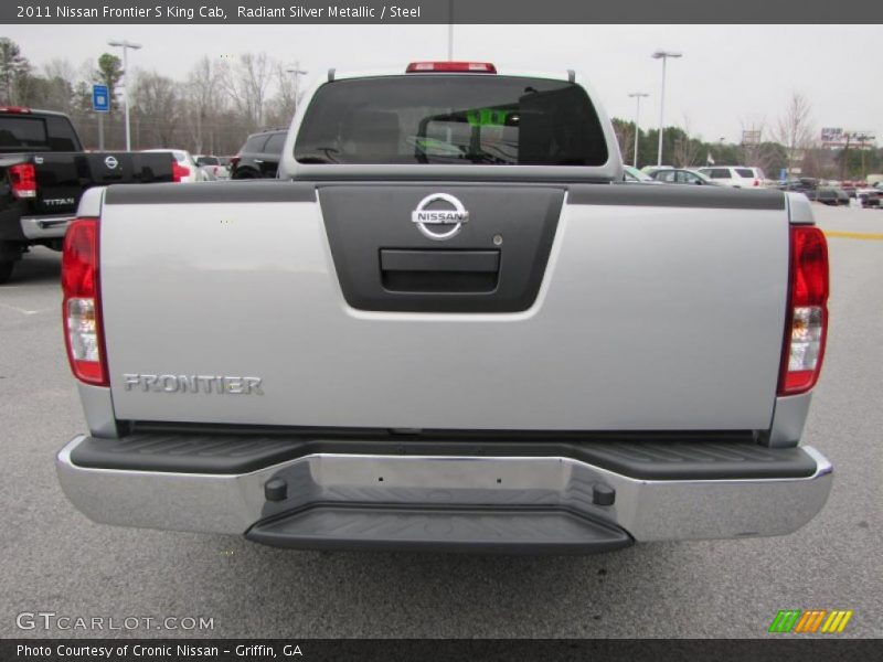 Radiant Silver Metallic / Steel 2011 Nissan Frontier S King Cab