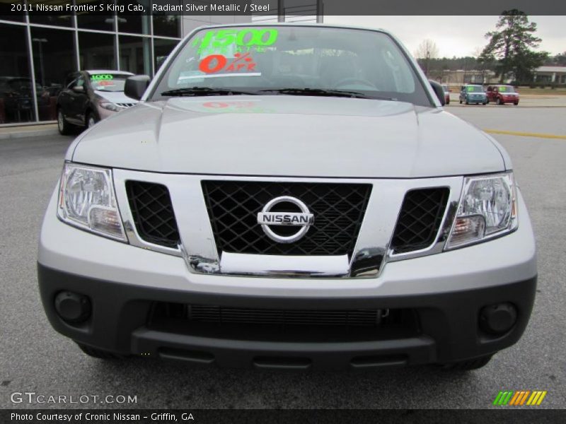 Radiant Silver Metallic / Steel 2011 Nissan Frontier S King Cab