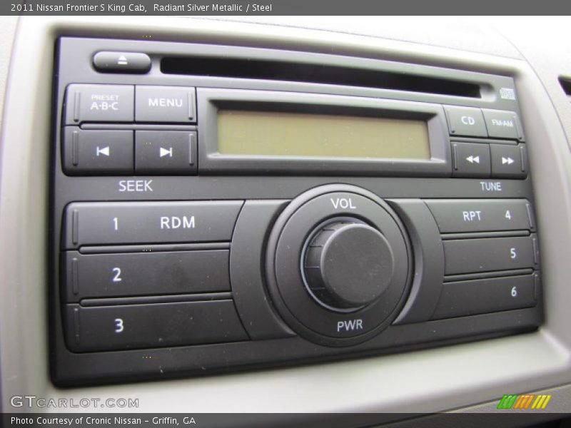 Controls of 2011 Frontier S King Cab