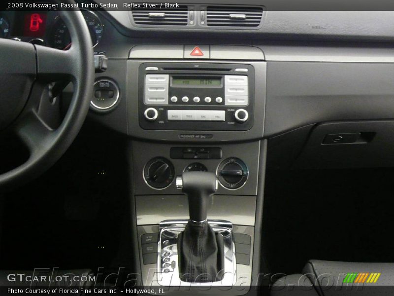 Reflex Silver / Black 2008 Volkswagen Passat Turbo Sedan