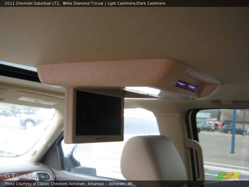 White Diamond Tricoat / Light Cashmere/Dark Cashmere 2011 Chevrolet Suburban LTZ