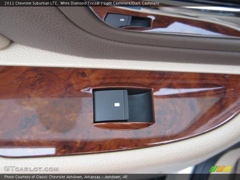 White Diamond Tricoat / Light Cashmere/Dark Cashmere 2011 Chevrolet Suburban LTZ
