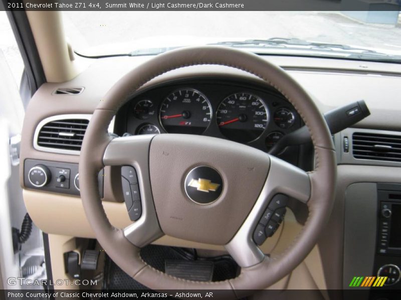 Summit White / Light Cashmere/Dark Cashmere 2011 Chevrolet Tahoe Z71 4x4