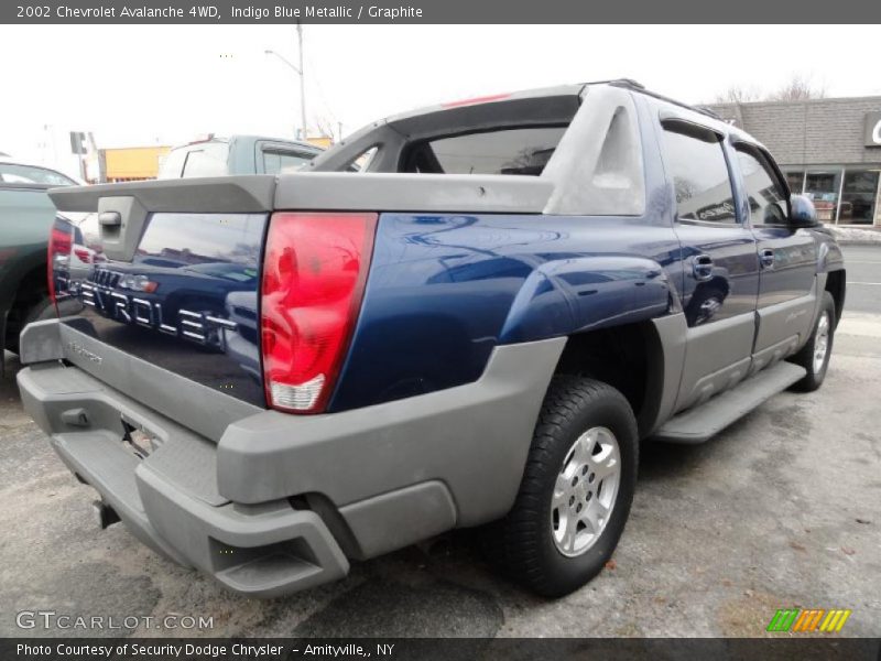 Indigo Blue Metallic / Graphite 2002 Chevrolet Avalanche 4WD
