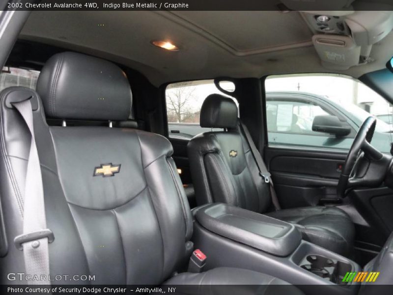 Indigo Blue Metallic / Graphite 2002 Chevrolet Avalanche 4WD