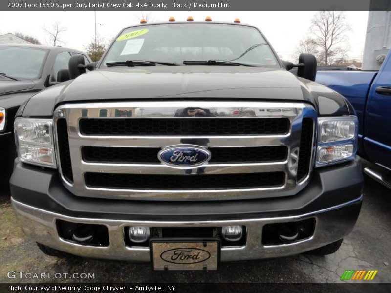 Black / Medium Flint 2007 Ford F550 Super Duty Lariat Crew Cab 4x4 Dually