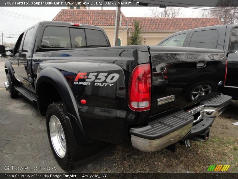 Black / Medium Flint 2007 Ford F550 Super Duty Lariat Crew Cab 4x4 Dually